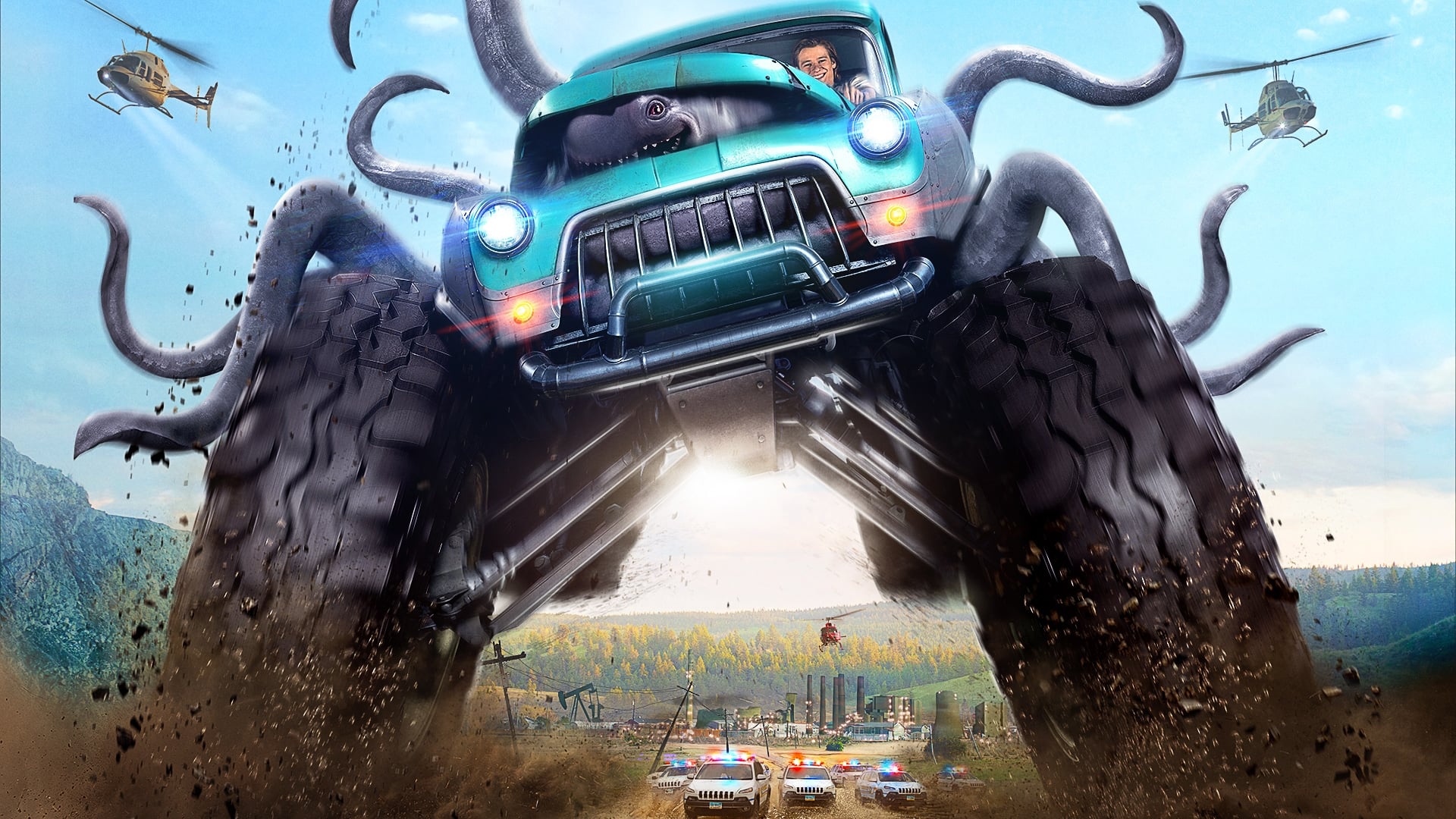 Movie Deep Dive Monster Trucks บรรยากาศน่าค้นหา